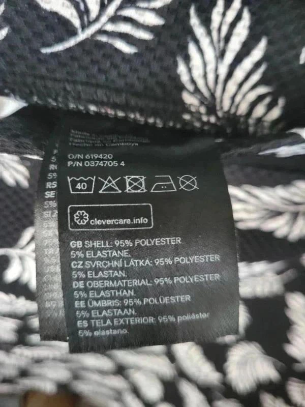 Falda con estampado de hojas H&M – photo 4